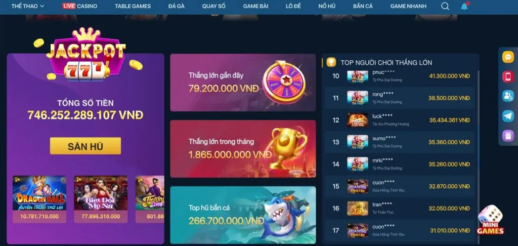 Kho game đa dạng Zobet